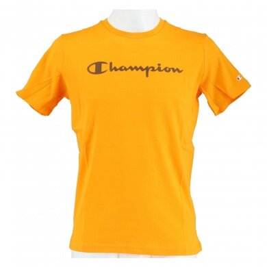 Champion Tshirt (Cotton) Big Logo Print orange Boys