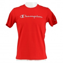 Champion Tshirt (Cotton) Big Logo Print red Boys