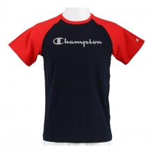 Champion Tshirt (Cotton) Duo Colour navy blue/red Boys