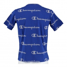 Champion Leisure T-shirt (Cotton) Graphic Print Royal Blue Kids