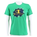 Champion Leisure T-shirt (Cotton) Champion Super Graphic Print Green Kids