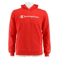 Champion Hoodie Big Logo Print Hoodie (lined) fire red Boys