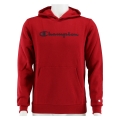 Champion Hoodie Big Logo Print Hoodie (lined) dark red/black Boys