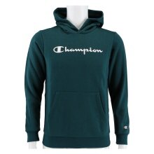 Champion Hoodie Big Logo Print Hoodie (lined) petrol blue Boys