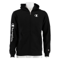 Champion Hoodie Full Zip C-Logo Hooded Jacket (lined) black Boys