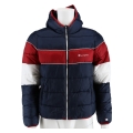 Champion quilted jacket Stipe with hood navy boys