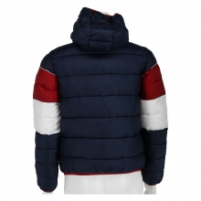 Champion quilted jacket Stipe with hood navy boys