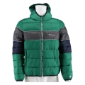 Champion Quilted Jacket Stipe with Hood 2020 Green Boys