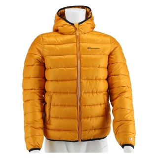 Champion Quilted Jacket with Hood Mustard Yellow Kids