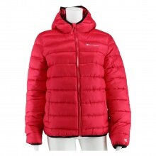 Champion quilted jacket with hood pink girls