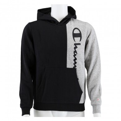 Champion Hoodie Color Block black/grey Boys