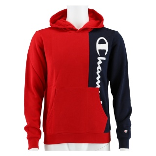 Champion Hoodie Color Block red/navy blue Boys