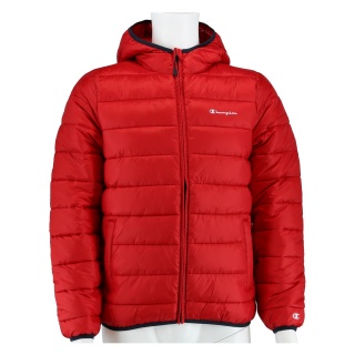 Champion Quilted Jacket Legacy with Hood (warm, lined, windproof) red Children