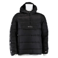 Champion Quilted Jacket Halfzip with Hood (warm, lined, windproof) black Kids