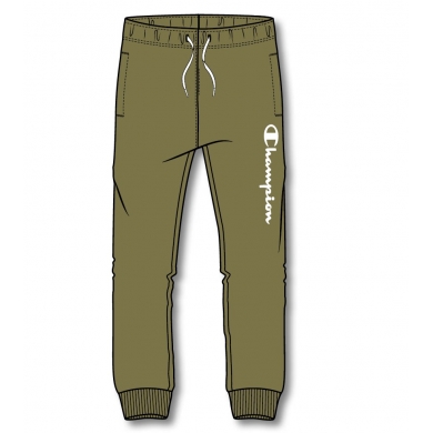 Champion Leisure Jogging Trousers (Cotton) Logo Print 2022 Green Boys