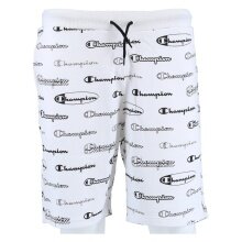 Champion Leisure Shorts Bermuda (Cotton) Allover Script Print short white Boys