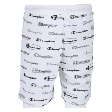 Champion Leisure Shorts Bermuda (Cotton) Allover Script Print short white Boys