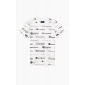 Champion Leisure T-shirt (Cotton) Allover Script-Print 2022 white Boys