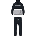 Champion Tracksuit Logo (Jacket&Trousers made of Cotton) black Boys