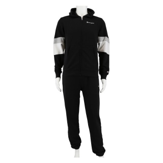 Champion Tracksuit (Jacket & Trousers made of Cotton) Logo black Boys