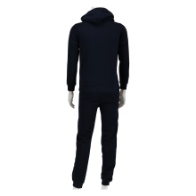 Champion tracksuit in colour block design (jacket & trousers made of cotton) dark blue/orange children