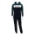 Champion tracksuit in colour block design (jacket & trousers made of cotton) petrol blue/navy blue children