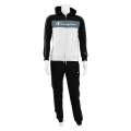 Champion tracksuit in colour block design (jacket & trousers made of cotton) black/white Kids