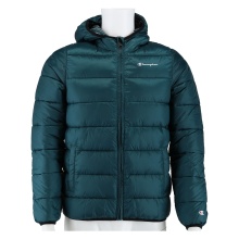 Champion quilted jacket (padded with hood) petrol blue children