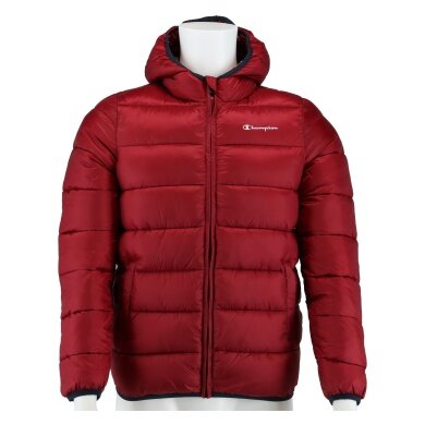 Champion quilted jacket (padded with hood) dark red children