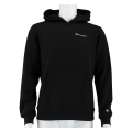 Champion Hoodie (Cotton Blend) with Small Logo Print 2023 Black Kids