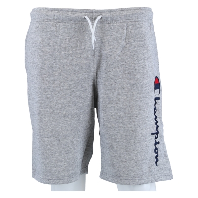 Champion Leisure Shorts (Cotton) Bermuda with Logo Print Short 2024 Light Grey Boys