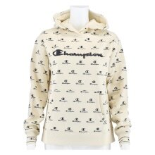 Champion Hoodie Graphic Big Logo Print beige Girls