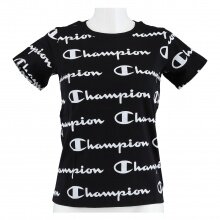 Champion Leisure T-shirt (Cotton) Graphic Print black Girls