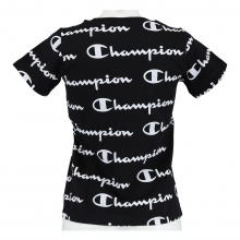 Champion Leisure T-shirt (Cotton) Graphic Print black Girls