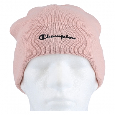 Champion Beanie (Beanie) Legacy Knit with Logo pink Children 1 piece