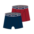 Champion Boxershort (Cotton) Underwear with Blue Waistband 2022 Navy Blue/Red Men - 2 Pack