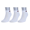 Champion Tennis Socks (Cotton) Quarter C Logo-Print 2024 white Men - 3 Pairs