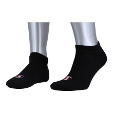 Champion Tennis Socks (Cotton) Sneaker Logo Print 2024 Black Men - 3 Pairs