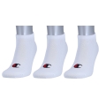 Champion Tennis Socks (Cotton) Sneaker Logo Print 2024 white Men - 3 Pairs