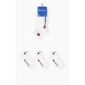 Champion Tennis Socks (Cotton) Quarter C Logo-Print 2022 white Men - 3 Pairs