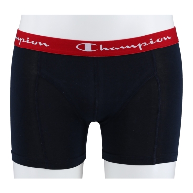 Champion Boxershort (Cotton) Underwear 2022 navy blue/red Kids - 2 Pack