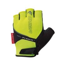 Chiba Bicycle Gloves Gel Premium neon yellow/black