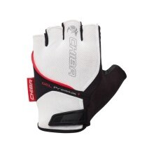 Chiba Bicycle Gloves Gel Premium White