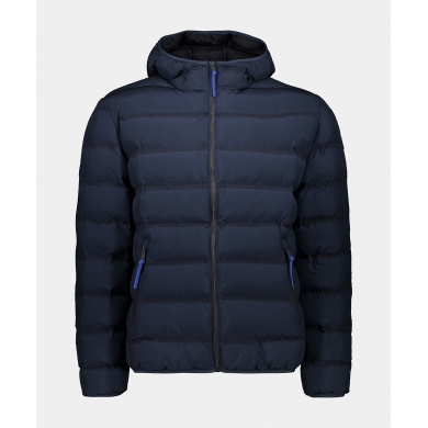 CMP Winter Jacket (seamless) with padding and hood dark blue Men