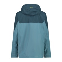 CMP Rain jacket with detachable hood petrol blue Men