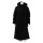 CMP Winter Coat Fix Hood (Shiny effect, padded, warm) black Women