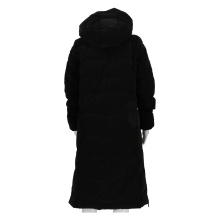 CMP Winter Coat Fix Hood (Shiny effect, padded, warm) black Women