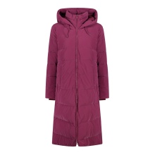 CMP Winter Coat Fix Hood (Shiny effect, padded, warm) ruby red Women