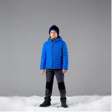 CMP quilted jacket with padding (water-repellent, warm) royal blue children