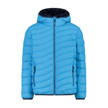 CMP quilted jacket with padding (water-repellent, warm) in Danube blue for children